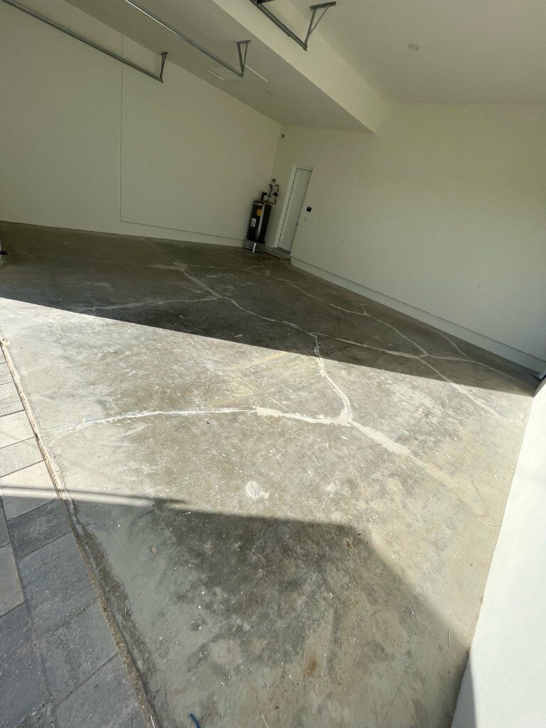 Garage Floor Transformation before