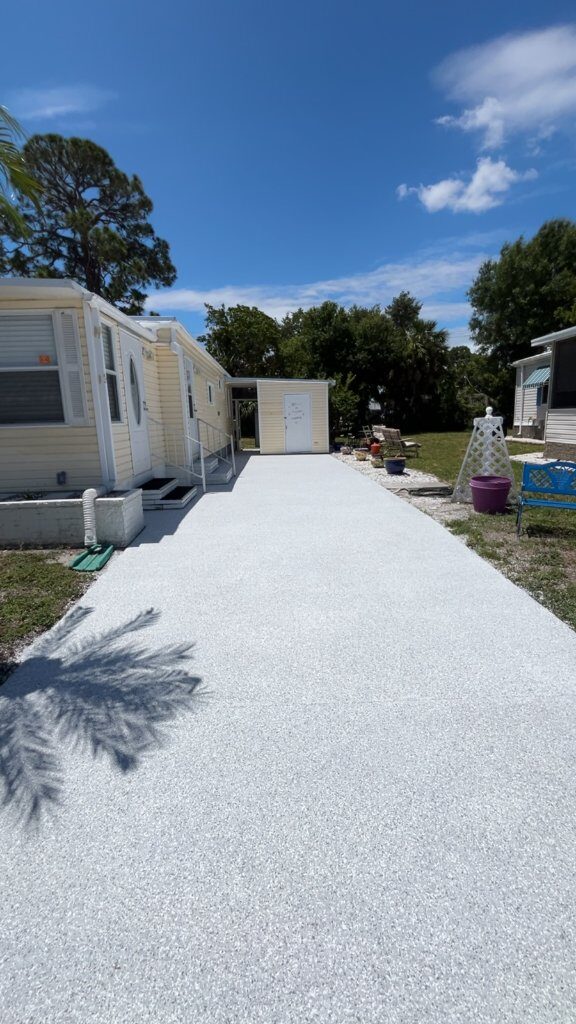Driveway Transformation after
